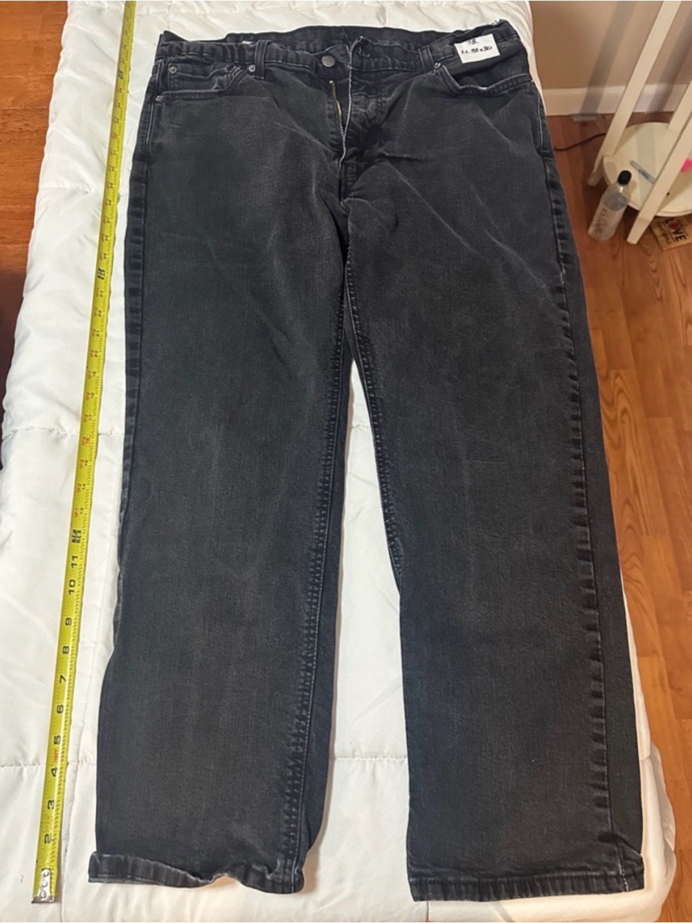 Levi Black Straight-Leg Jeans #73